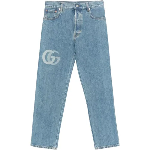 Jeans > Straight Jeans - - Gucci - Modalova