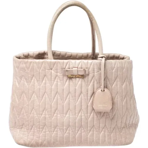 Pre-owned > Pre-owned Bags > Pre-owned Tote Bags - - Miu Miu Pre-owned - Modalova