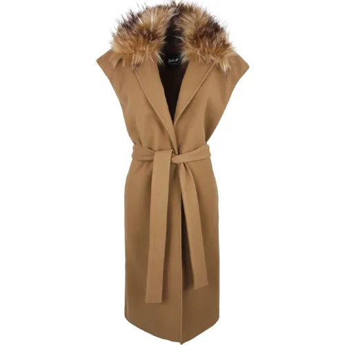 Coats > Belted Coats - - Giulia N Couture - Modalova