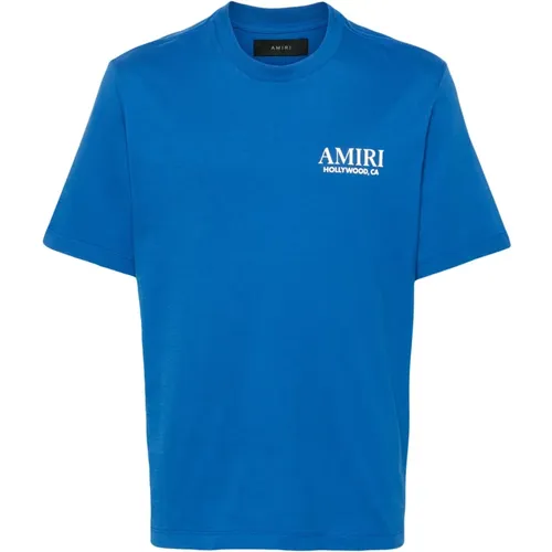 Amiri - Tops > T-Shirts - Blue - Amiri - Modalova