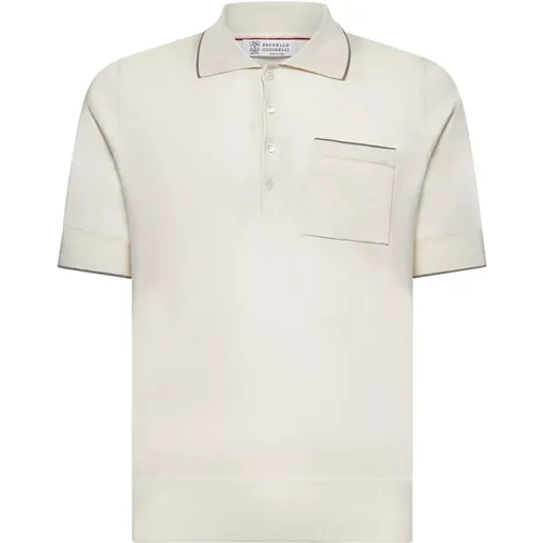 Tops > Polo Shirts - - BRUNELLO CUCINELLI - Modalova