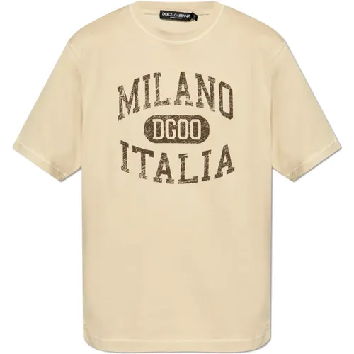 Tops > T-Shirts - - Dolce & Gabbana - Modalova