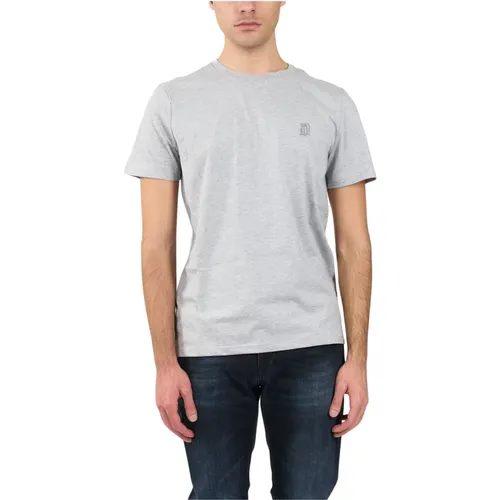 Dondup - Tops > T-Shirts - Gray - Dondup - Modalova