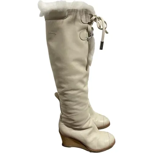 Pre-owned > Pre-owned Shoes > Pre-owned Boots - - Chanel Vintage - Modalova