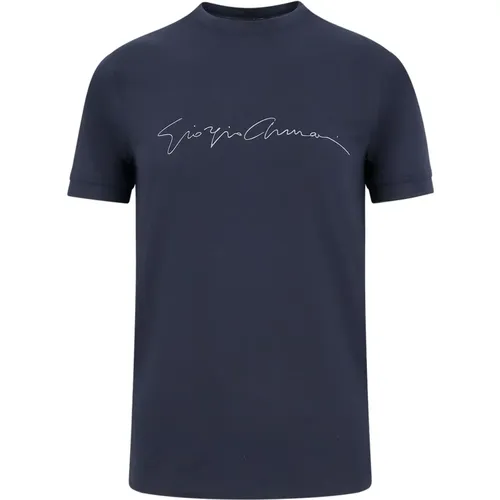 Giorgio - Tops > T-Shirts - Blue - Giorgio - Modalova