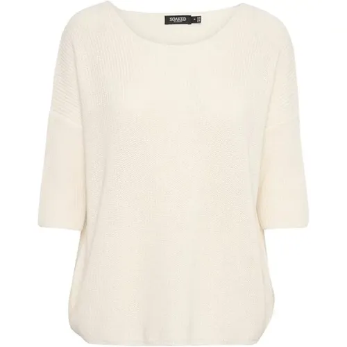 Knitwear > Round-neck Knitwear - - Soaked in Luxury - Modalova