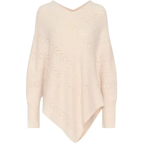 Knitwear > V-neck Knitwear - - Cream - Modalova