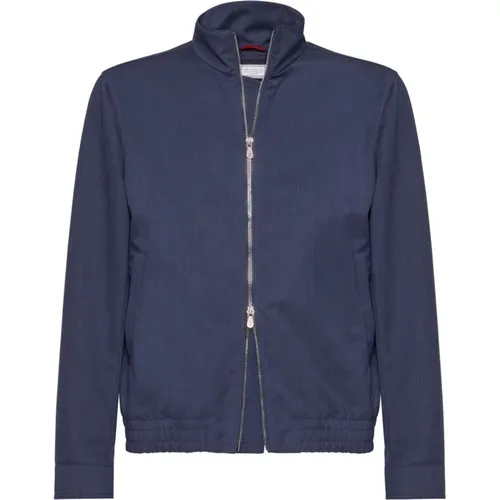 Jackets > Bomber Jackets - - BRUNELLO CUCINELLI - Modalova