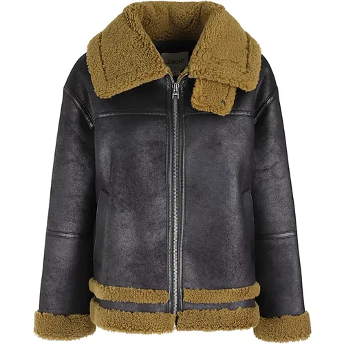 Jackets > Faux Fur & Shearling Jackets - - Jakke - Modalova