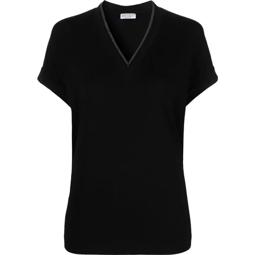 Tops > T-Shirts - - BRUNELLO CUCINELLI - Modalova