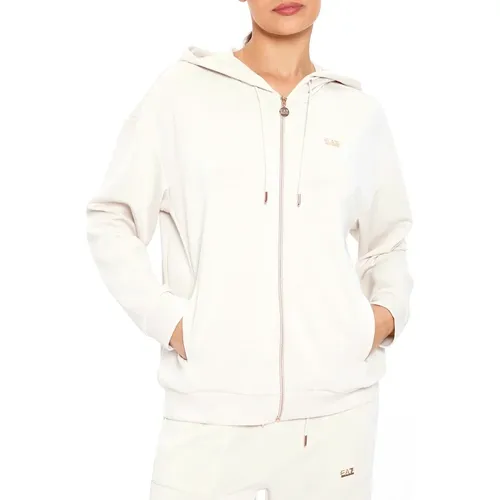 Sweatshirts & Hoodies > Zip-throughs - - Emporio Armani EA7 - Modalova