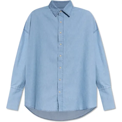 Blouses & Shirts > Denim Shirts - - Halfboy - Modalova