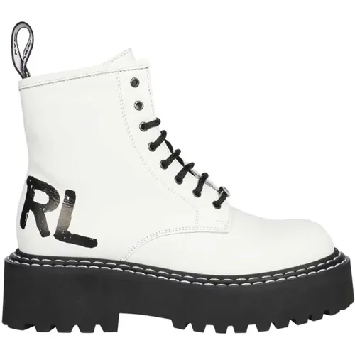 Shoes > Boots > Lace-up Boots - - Karl Lagerfeld - Modalova