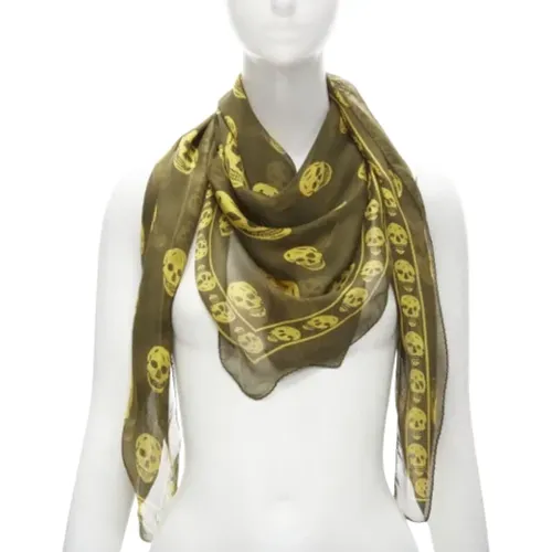 Pre-owned > Pre-owned Accessories > Pre-owned Scarves - - Alexander McQueen Pre-owned - Modalova