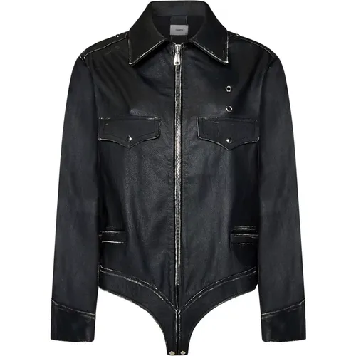 Jackets > Leather Jackets - - Coperni - Modalova