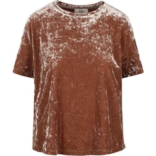 Herno - Tops > T-Shirts - Brown - Herno - Modalova