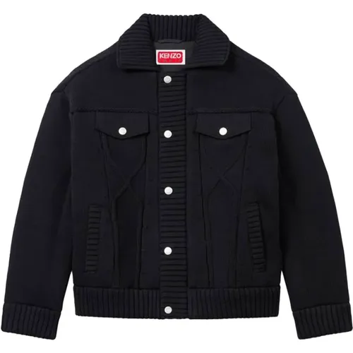 Jackets > Denim Jackets - - Kenzo - Modalova