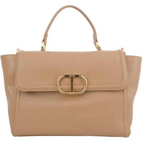 Twinset - Bags > Handbags - Beige - Twinset - Modalova