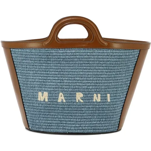 Marni - Bags > Handbags - Blue - Marni - Modalova