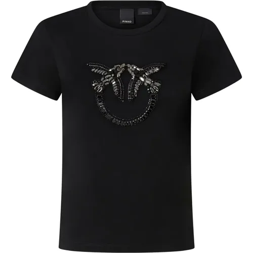 Pinko - Tops > T-Shirts - Black - pinko - Modalova