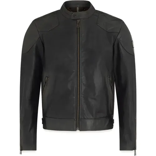 Jackets > Leather Jackets - - Belstaff - Modalova