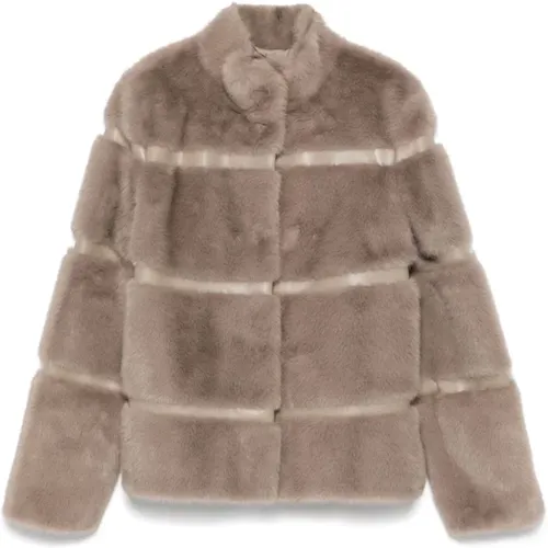 Jackets > Faux Fur & Shearling Jackets - - Twinset - Modalova