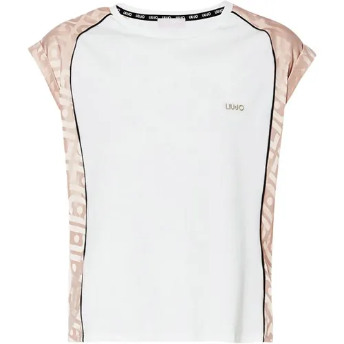 Liu Jo - Tops > T-Shirts - Beige - Liu Jo - Modalova