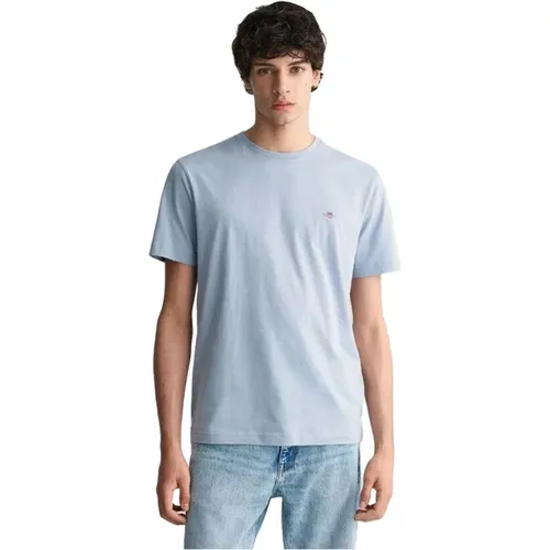 Gant - Tops > T-Shirts - Blue - Gant - Modalova