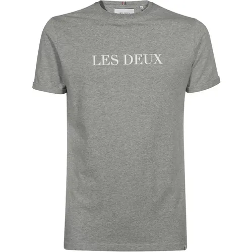 Les Deux - Tops > T-Shirts - Gray - Les Deux - Modalova