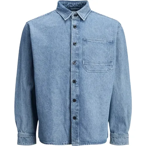 Shirts > Denim Shirts - - jack & jones - Modalova