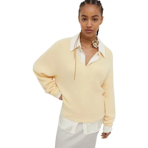 Knitwear > V-neck Knitwear - - Marella - Modalova