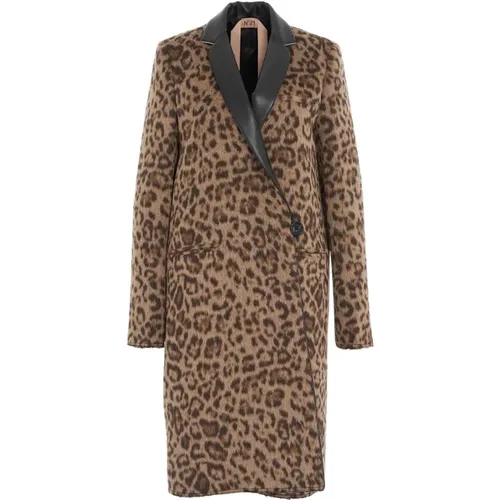 Coats > Double-Breasted Coats - - N21 - Modalova