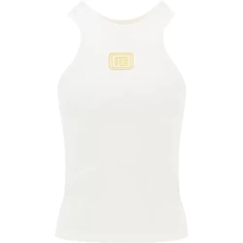 Tops > Sleeveless Tops - - Balmain - Modalova