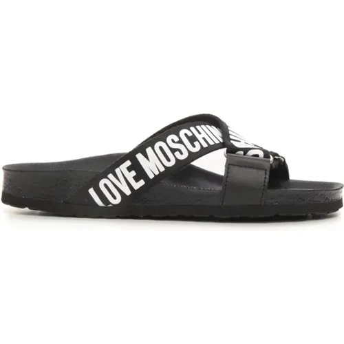 Shoes > Flip Flops & Sliders - - Love Moschino - Modalova