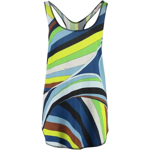 Tops > Sleeveless Tops - - EMILIO PUCCI - Modalova