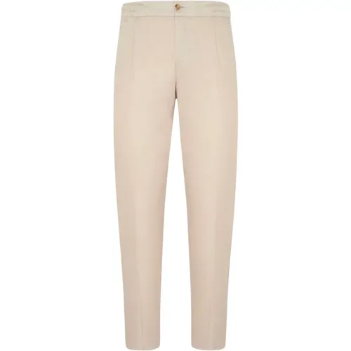 Kiton - Trousers > Chinos - Beige - Kiton - Modalova