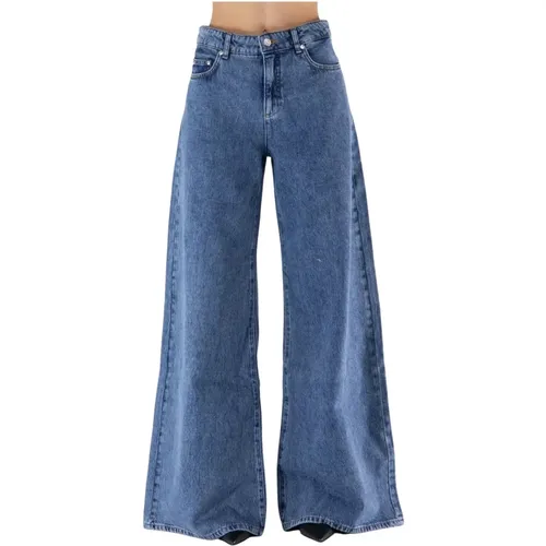 Jeans > Wide Jeans - - Moschino - Modalova