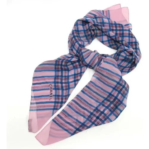 Pre-owned > Pre-owned Accessories > Pre-owned Scarves - - Chanel Vintage - Modalova