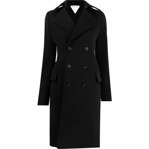 Coats > Double-Breasted Coats - - Bottega Veneta - Modalova