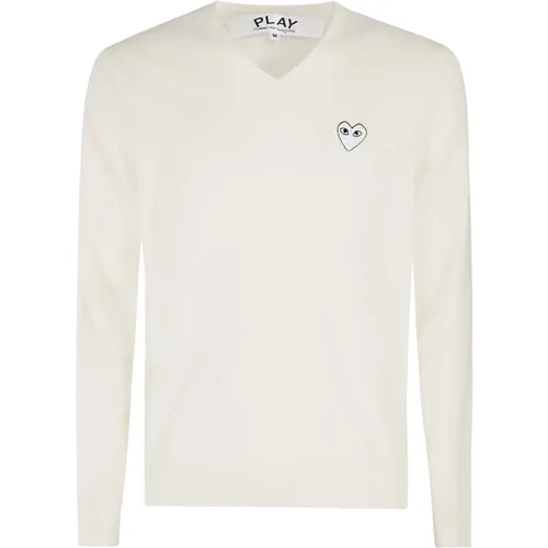 Knitwear > V-neck Knitwear - - Comme des Garçons Play - Modalova