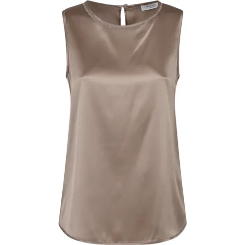 Tops > Sleeveless Tops - - PESERICO - Modalova