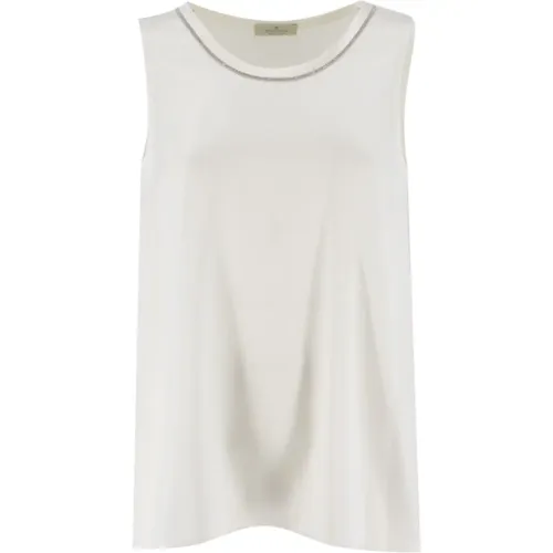 Tops > Sleeveless Tops - - Panicale - Modalova