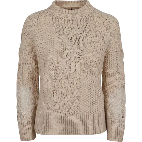 Knitwear > Round-neck Knitwear - - Ermanno Scervino - Modalova