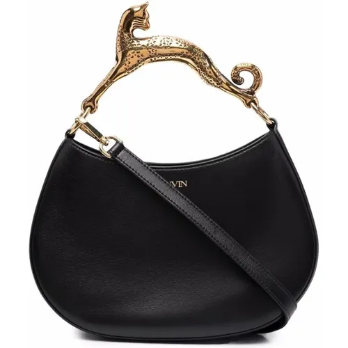 Lanvin - Bags > Handbags - Black - Lanvin - Modalova