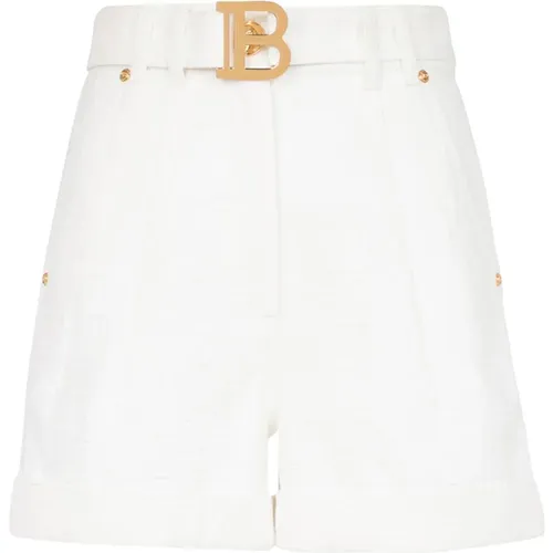 Shorts > Denim Shorts - - Balmain - Modalova