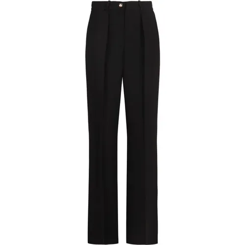 Trousers > Straight Trousers - - Elisabetta Franchi - Modalova