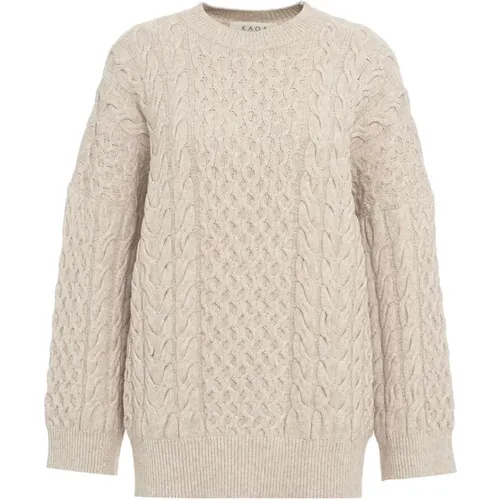 Knitwear > Round-neck Knitwear - - Kaos - Modalova