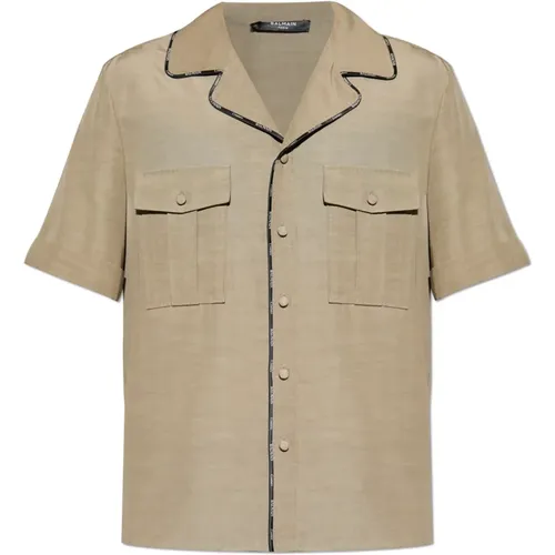 Shirts > Short Sleeve Shirts - - Balmain - Modalova