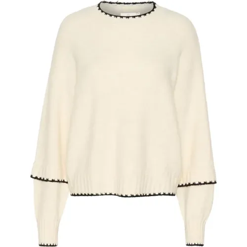 Knitwear > Round-neck Knitwear - - Kaffe - Modalova