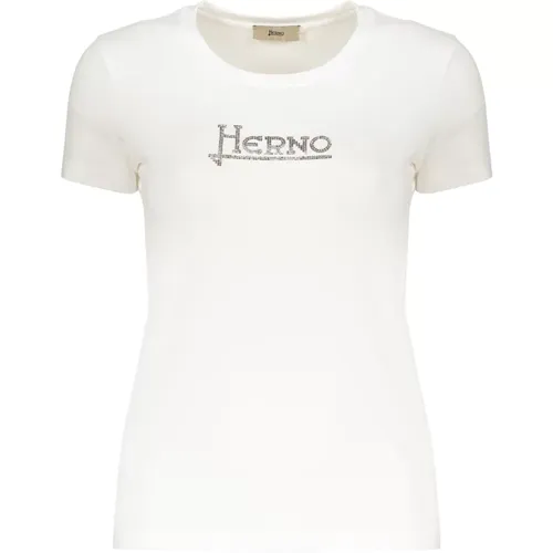 Herno - Tops > T-Shirts - White - Herno - Modalova